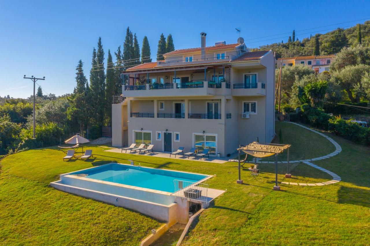 Ionian Sea View Villa By Whitedreamvillas Kato Korakiana Exterior foto